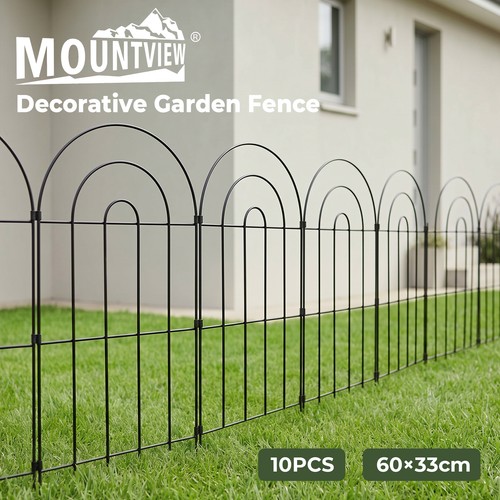 Mountview garden fence 10pc - fence,