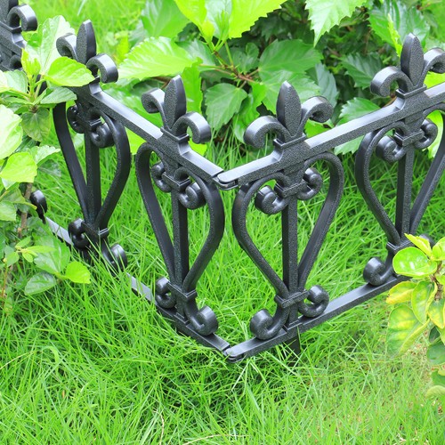 Black plastic picket - black,
