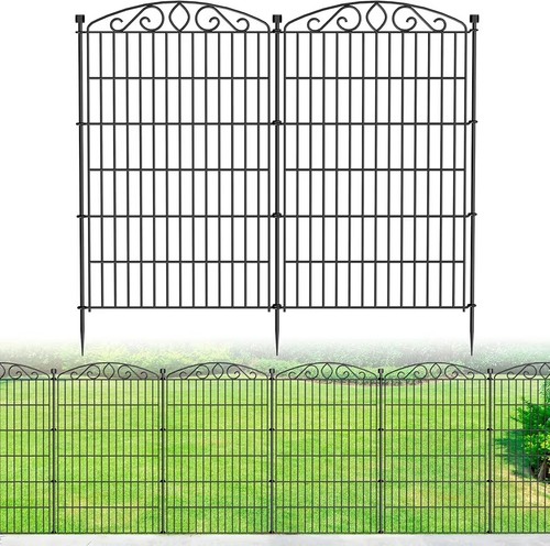 Decorative garden fence - garden,