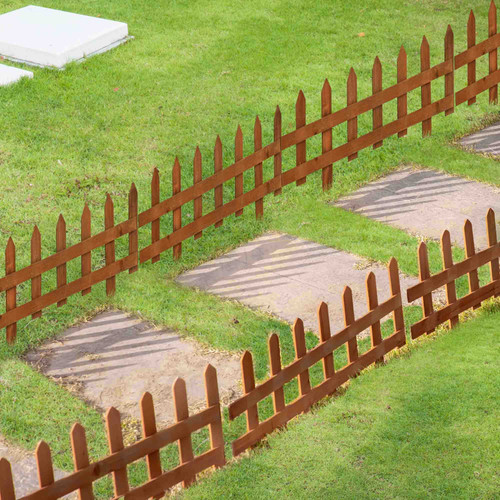 Pack wooden border fences - wooden,