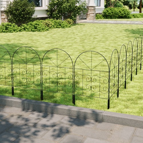 Rustproof metal fence - 5x,