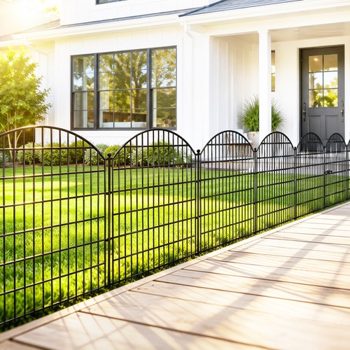 Garden fence with - garden,