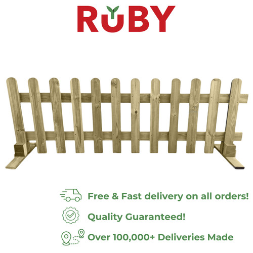 Freestanding picket fence - picket,