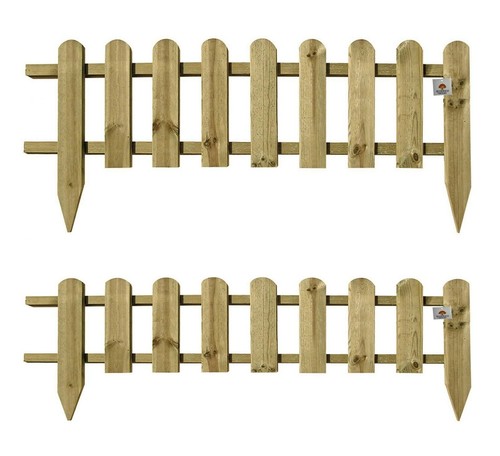 Wooden picket fence - wooden,
