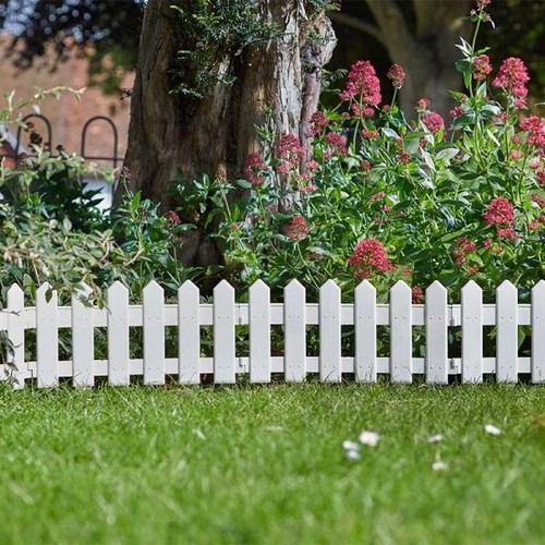 Garden edging picket fence - garden,