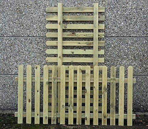 Picket garden fence panels - fence, x