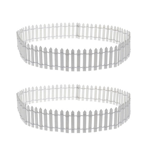 Durable white mini fence - white,