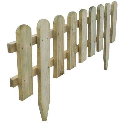 Wooden picket fence - wooden, garden